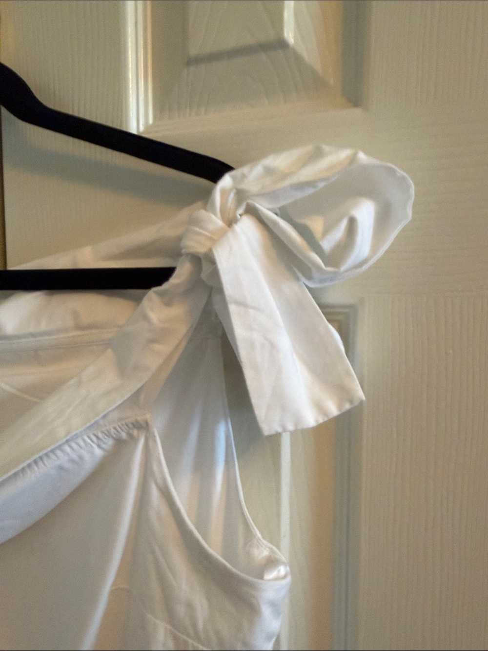 LOFT White One-Shoulder Tie-Detail Camisole - Picture 5 of 7